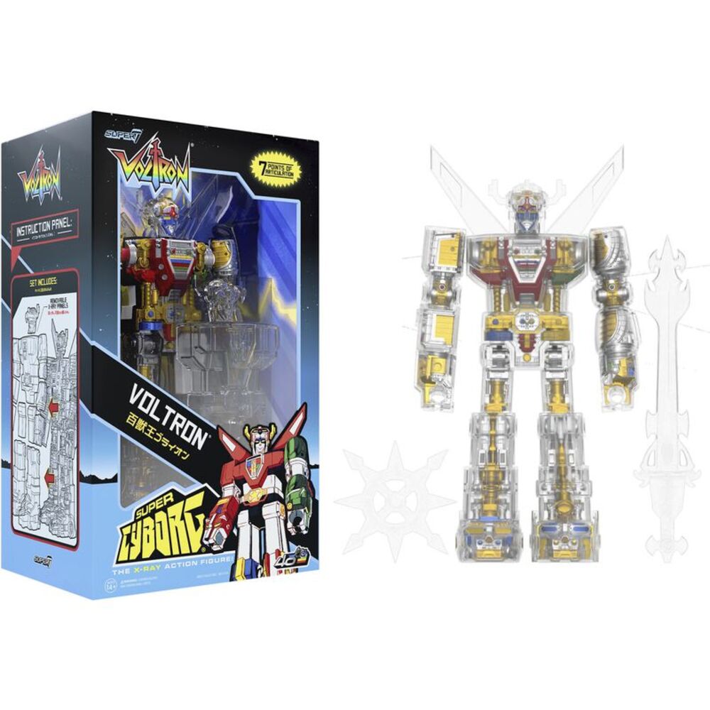 Super7 - Voltron - Super Cyborg - Voltron (Clear)  COLLECTIBLES